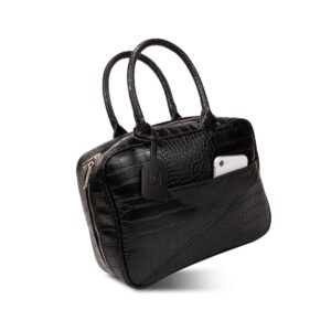 Classic Croco - Lancheira Black