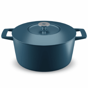 IronPot - Panela Ferro Fundido Redonda - 28cm, Azul